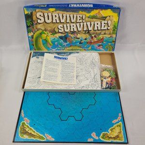 Survive 1982 Vintage 100% Complete Board Game by Parker Brothers